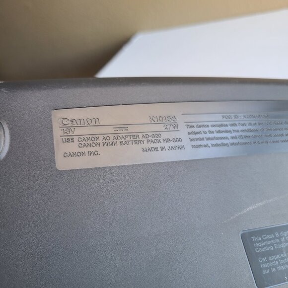 Canon BJC 80 Color Ink-jet printer - 4.5 ppm - 30 sheets - Picture 6 of 7